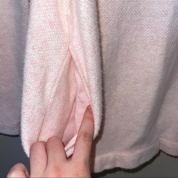 J. Crew Factory Light Pink Cowl Neck Pullover Sweater Medium Women’s - Picture 6 of 12